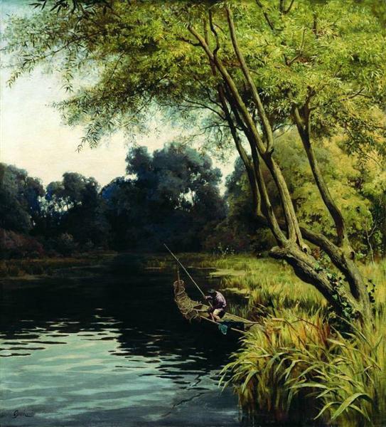 In the meadow thickets (Podolsk province), 1890 - Volodymyr Orlovsky
