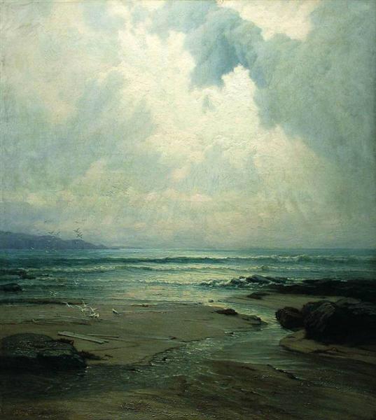 Морський пейзаж, c.1885 - Володимир Орловський