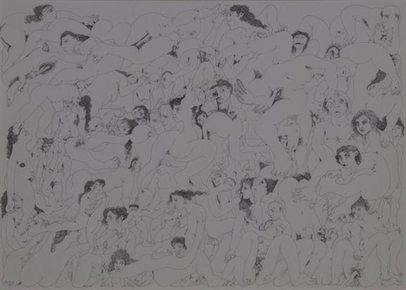 The Orgy, 1973 - Walter Battiss