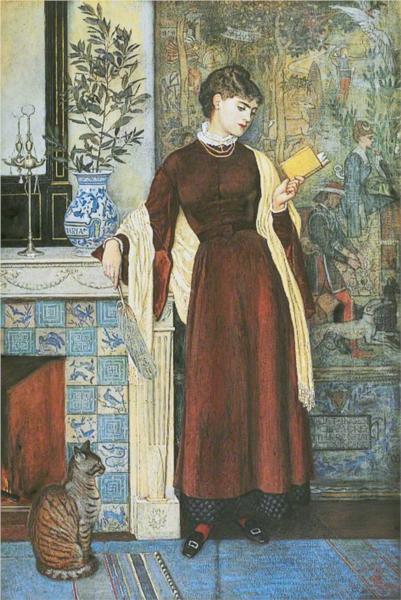 At Home. A Portrait, 1872 - Уолтер Крейн