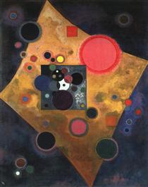 Accent on rose - Wassily Kandinsky