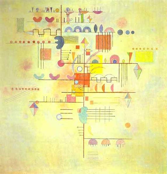 Gentle accent, 1934 - Wassily Kandinsky