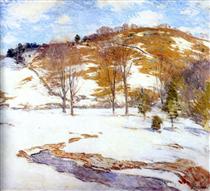 Snow in the Foothills - Willard Leroy Metcalf