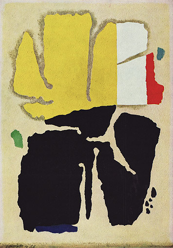 Aru with Yellow, 1955 - Willi Baumeister