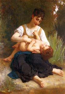 Adolphus Child And Teen - William Adolphe Bouguereau
