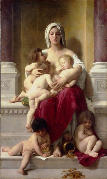 Charity, c.1878 - William-Adolphe Bouguereau