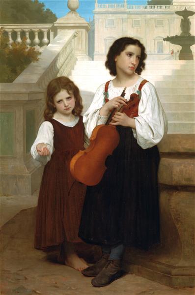 Far from home, 1867 - William Bouguereau
