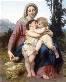 Holy family - William-Adolphe Bouguereau
