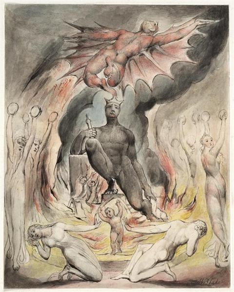 Illustration to Milton`s On the Morning of Christ`s Nativity, 1815 - William Blake