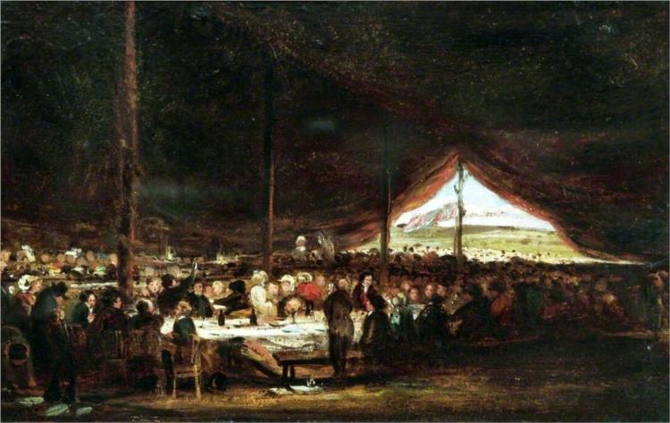 The Reform Club Banquet, Edinburgh, 1832 - William Collins
