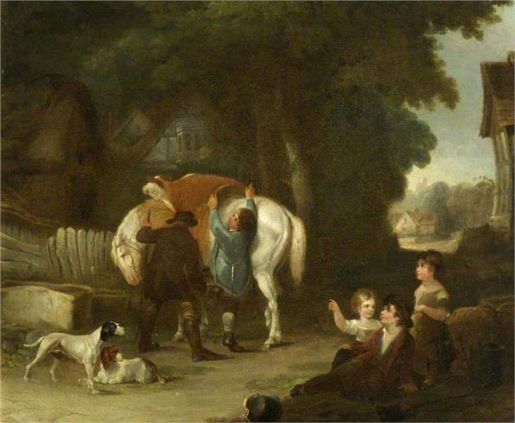 The Sale of the Pet Calf, 1812 - Уильям Коллинз