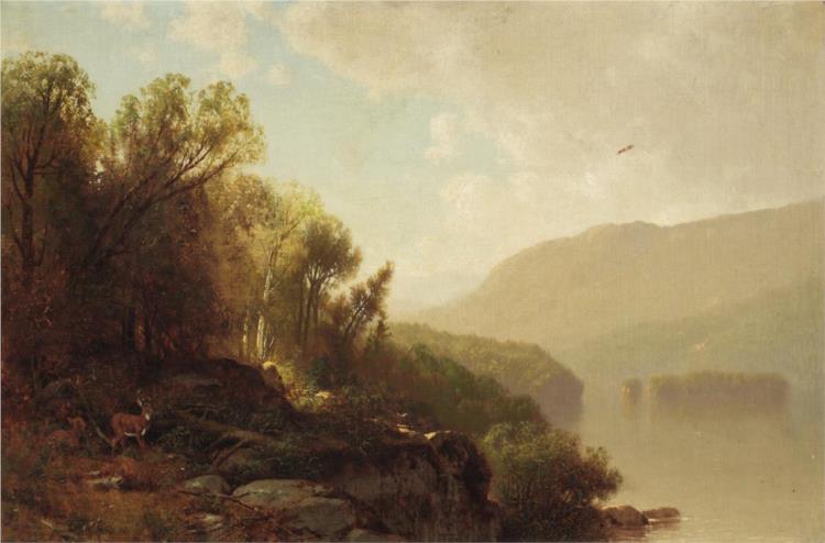 In the Adirondacks, 1870 - Вільям Харт