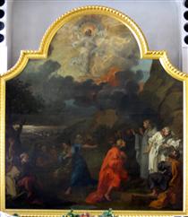 Central panel of the altar triptych, St Nicholas, Bristol - William Hogarth