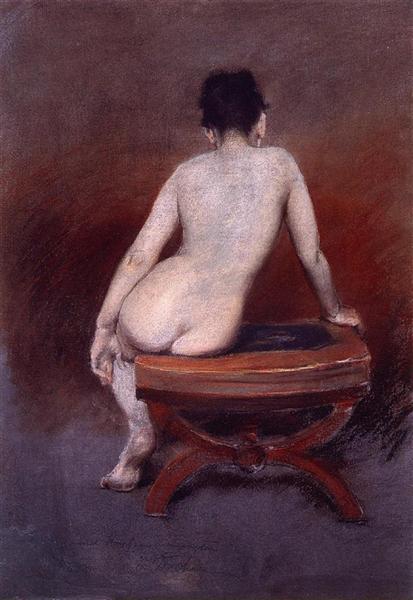Back of a Nude, 1888 - William Merritt Chase