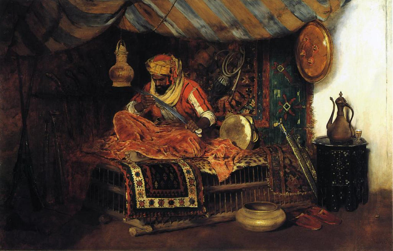 The Moorish Warrior, 1876 - William Merritt Chase - WikiArt.org