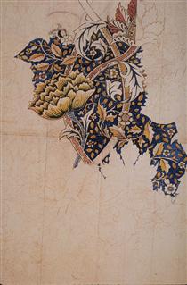 Design for Windrush printed textile - William Morris
