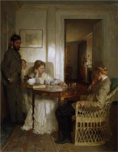 The Chess Players, 1902 - William Orpen