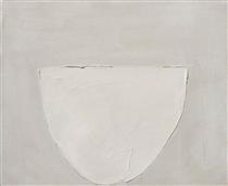 Bowl (White on Grey) - William Scott