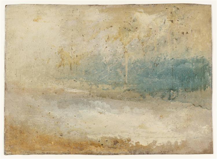 Waves Breaking on a Beach, 1845 - 透納