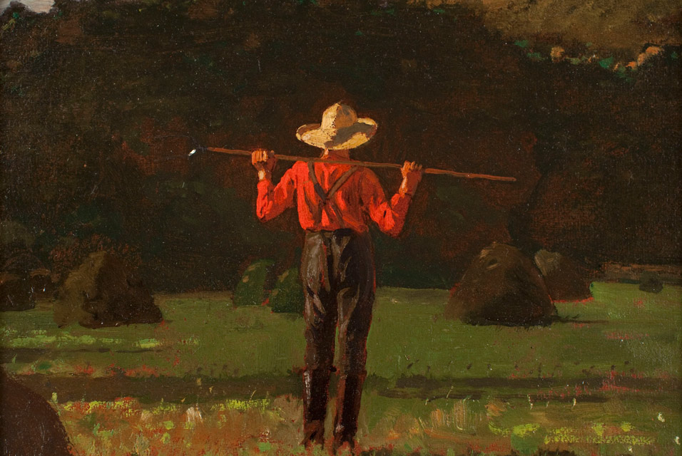 Farmer With A Pitchfork Winslow Homer WikiArt Org   Farmer With A Pitchfork 