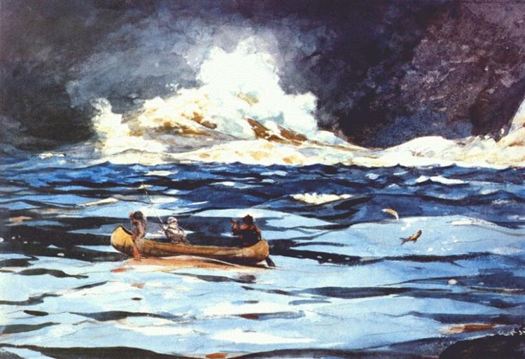 Under the Falls, the Grand Discharge, 1895 - Уинслоу Хомер