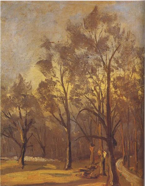 Winter Woodland at Breccles - Winston Churchill