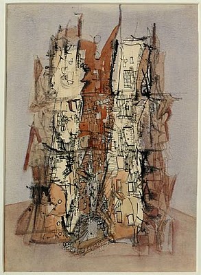 Untitled (Cathedral), 1945 - Wols