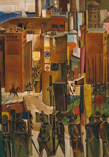 The Surrender of Barcelona, 1937 - Wyndham Lewis