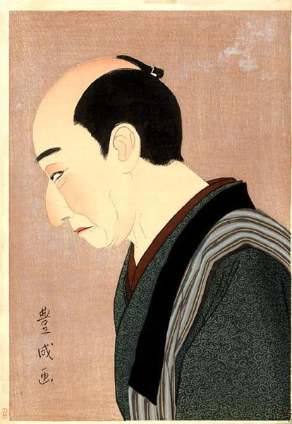 Kataoka Nizaemon XI as Kakiemon, 1920 - Ямамура Тоёнари