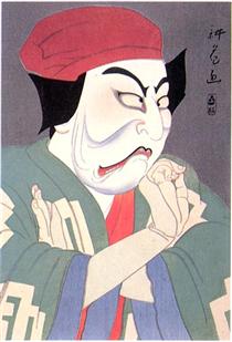 Matsumoto Koshiro VII as Sekibei - Yamamura Toyonari