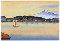 View of Fuji from Izumo - 山村耕花