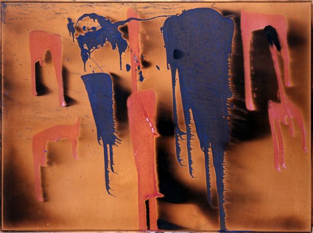 Untitled Color Fire Painting, 1961 - Yves Klein
