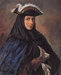 Alexander in costume - Zinaida Serebriakova