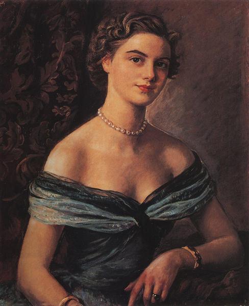 Элен де Руа, княгиня Жан де Мерод, 1954 - Зинаида Серебрякова
