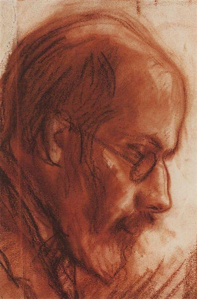 Portrait of Alexander Benois, 1924 - Sinaida Jewgenjewna Serebrjakowa