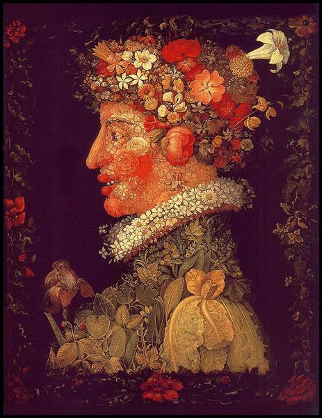 Spring, 1573 - Giuseppe Arcimboldo
